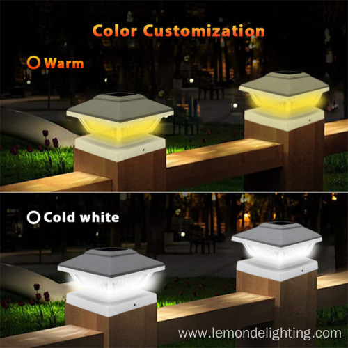 Waterproof Modern Landscape Solar Post Light